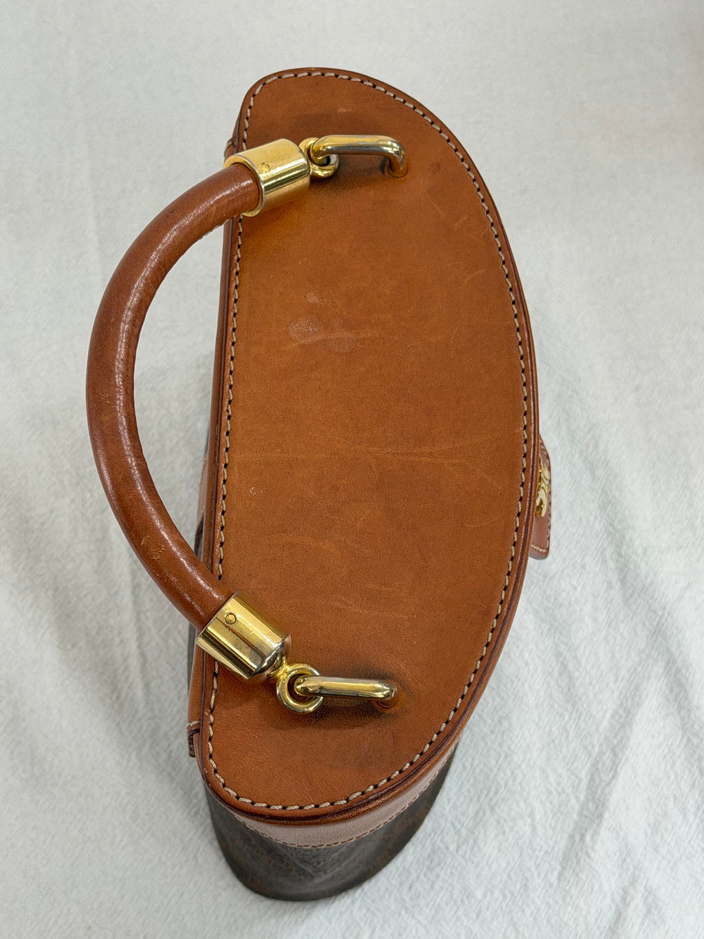 CELINE Macadam Triomphe 2Way Vanity Bag
