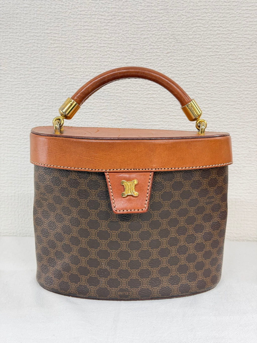 CELINE Macadam Triomphe 2Way Vanity Bag