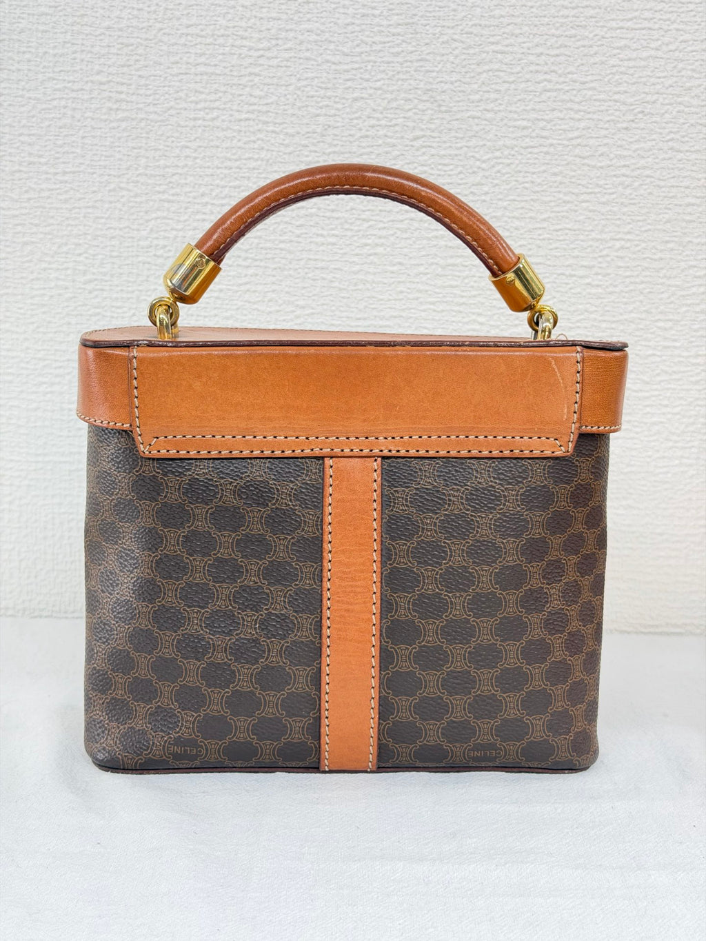 CELINE Macadam Triomphe 2Way Vanity Bag