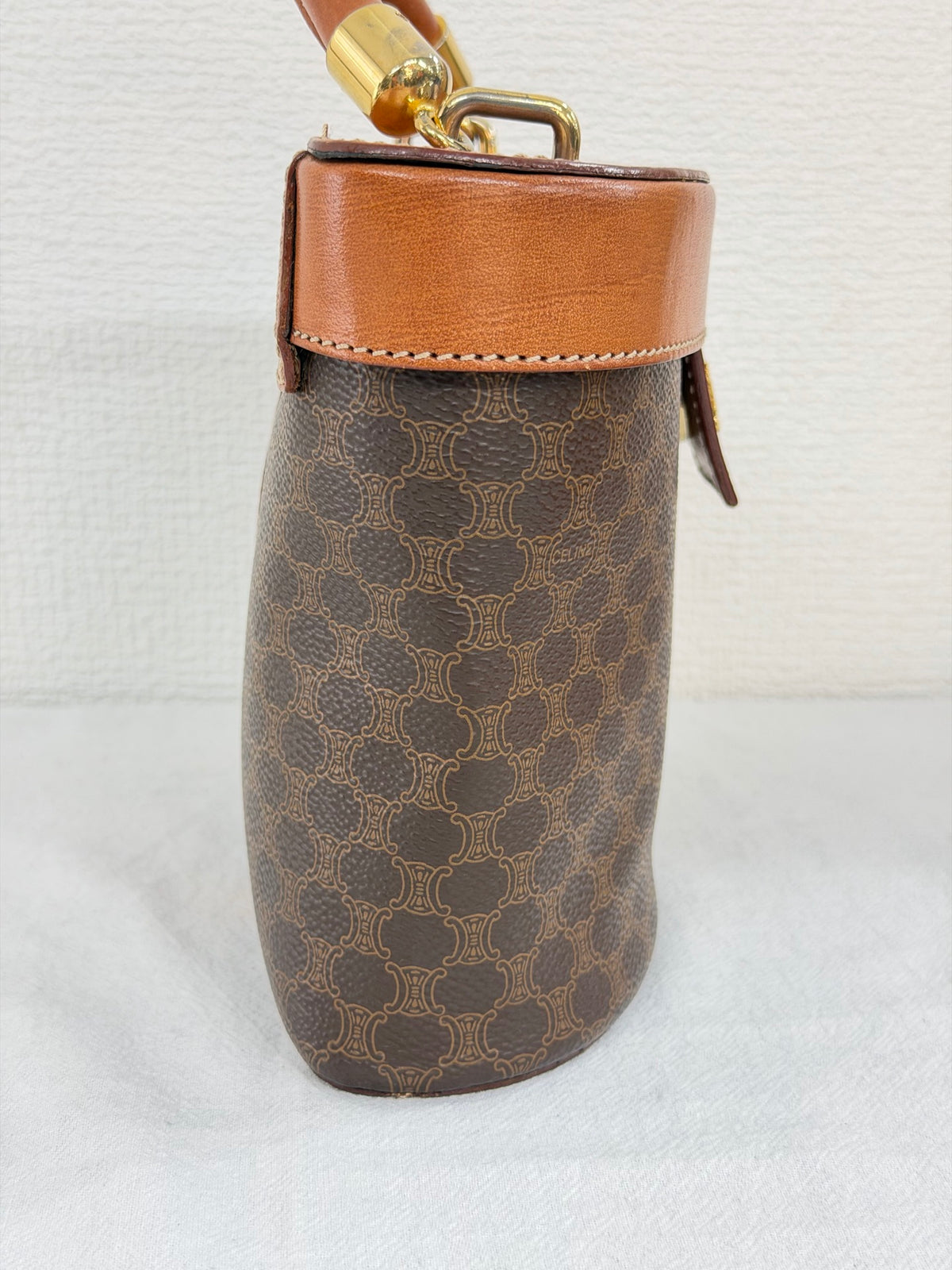 CELINE Macadam Triomphe 2Way Vanity Bag