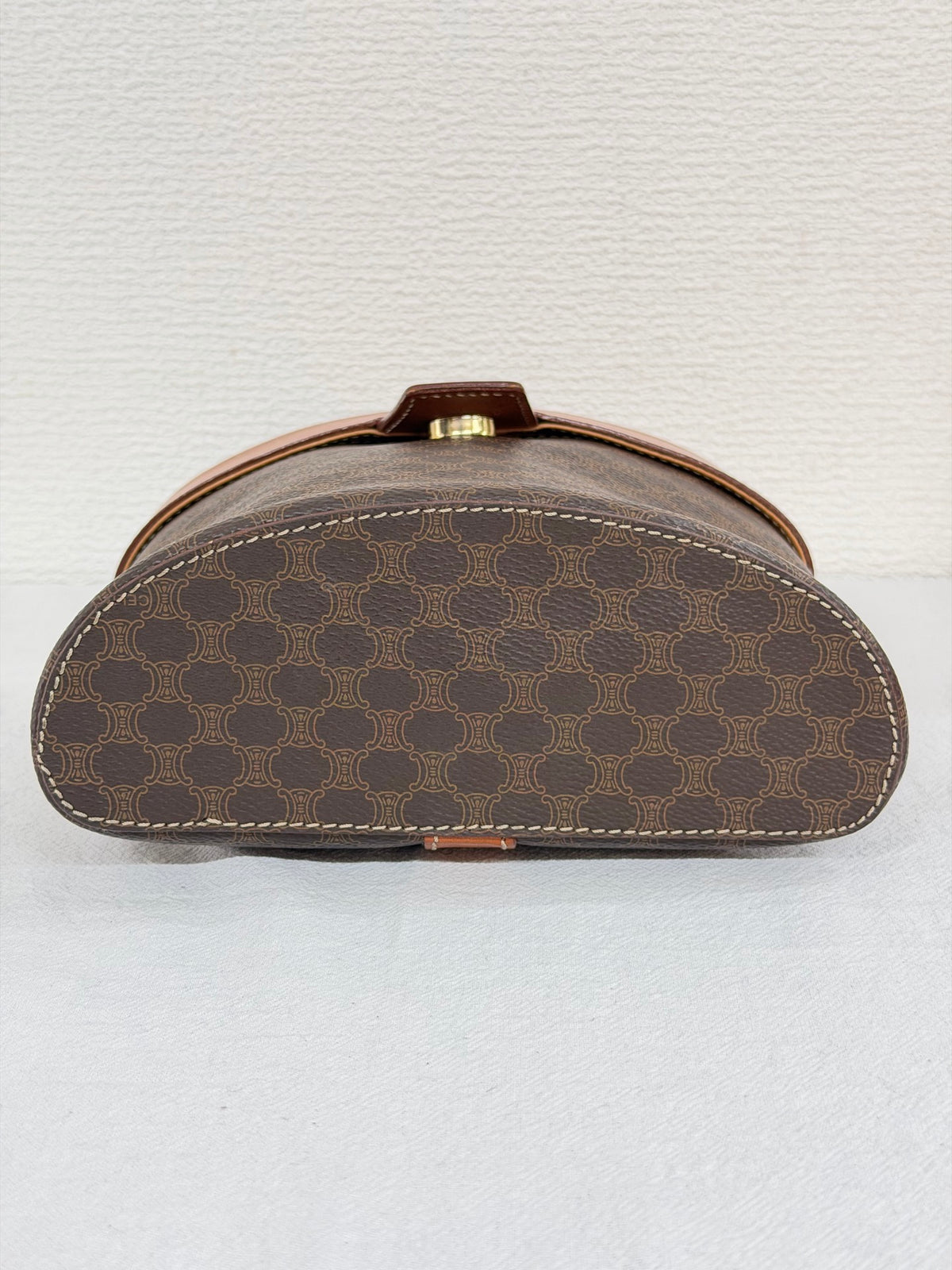 CELINE Macadam Triomphe 2Way Vanity Bag