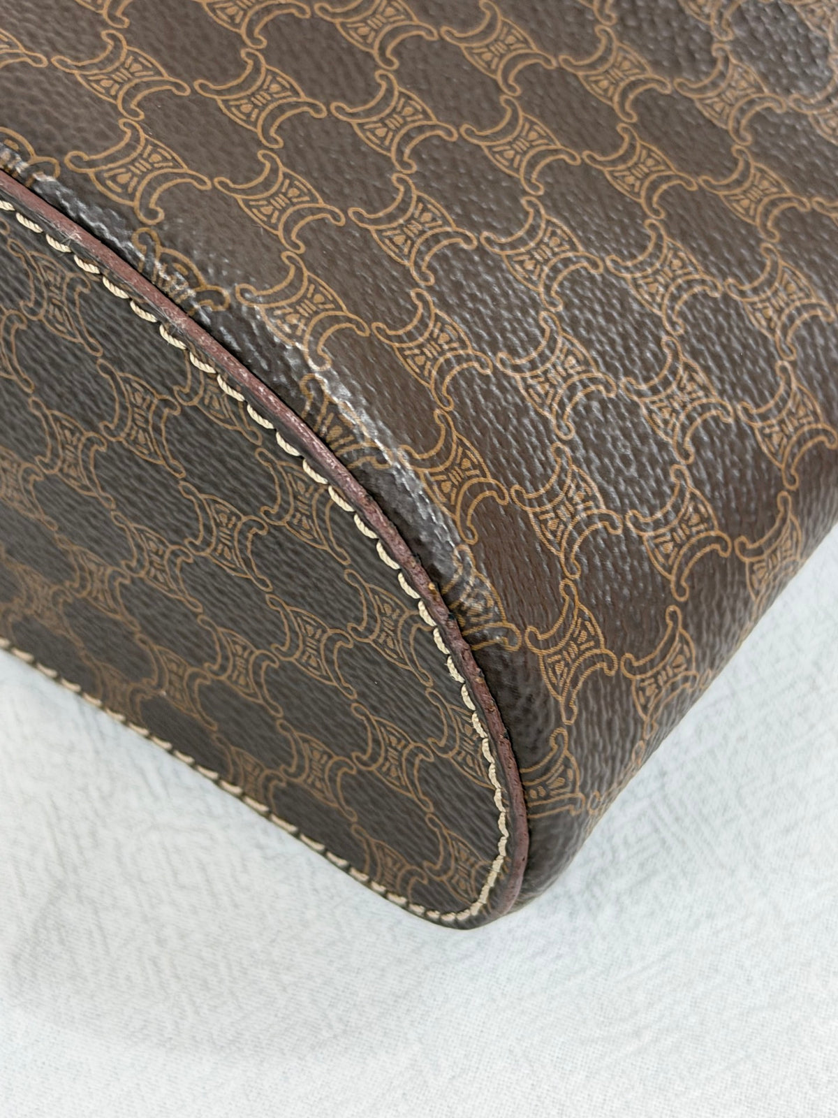 CELINE Macadam Triomphe 2Way Vanity Bag