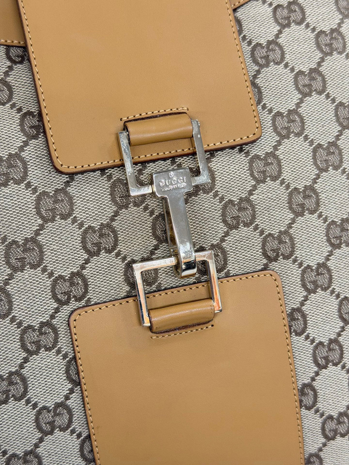 GUCCI GG Canvas Jackie Hobo Shoulder Bag