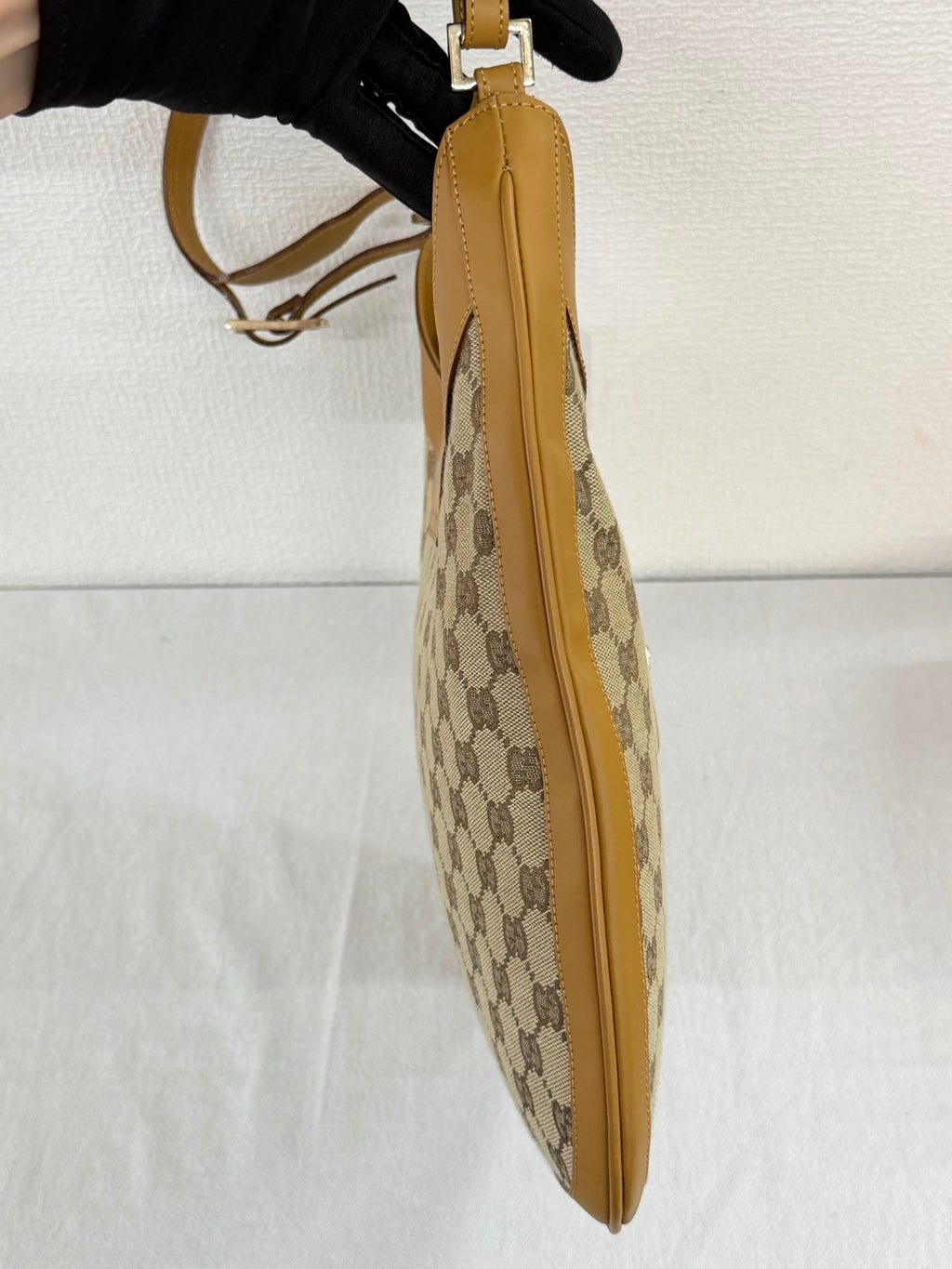 GUCCI GG Canvas Jackie Hobo Shoulder Bag