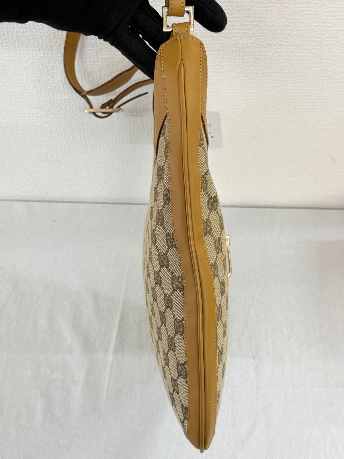 GUCCI GG Canvas Jackie Hobo Shoulder Bag