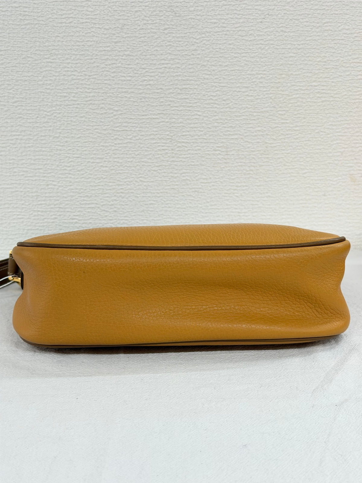 LOEWE Anagram Embossed Two-Tone Leather Shoulder Bag