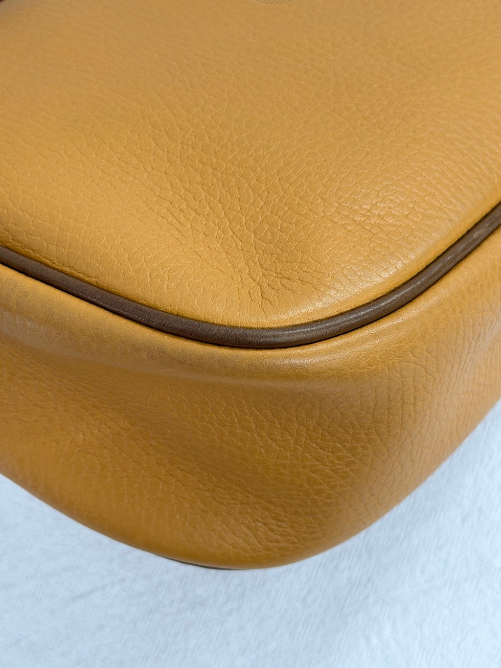 LOEWE Anagram Embossed Two-Tone Leather Shoulder Bag