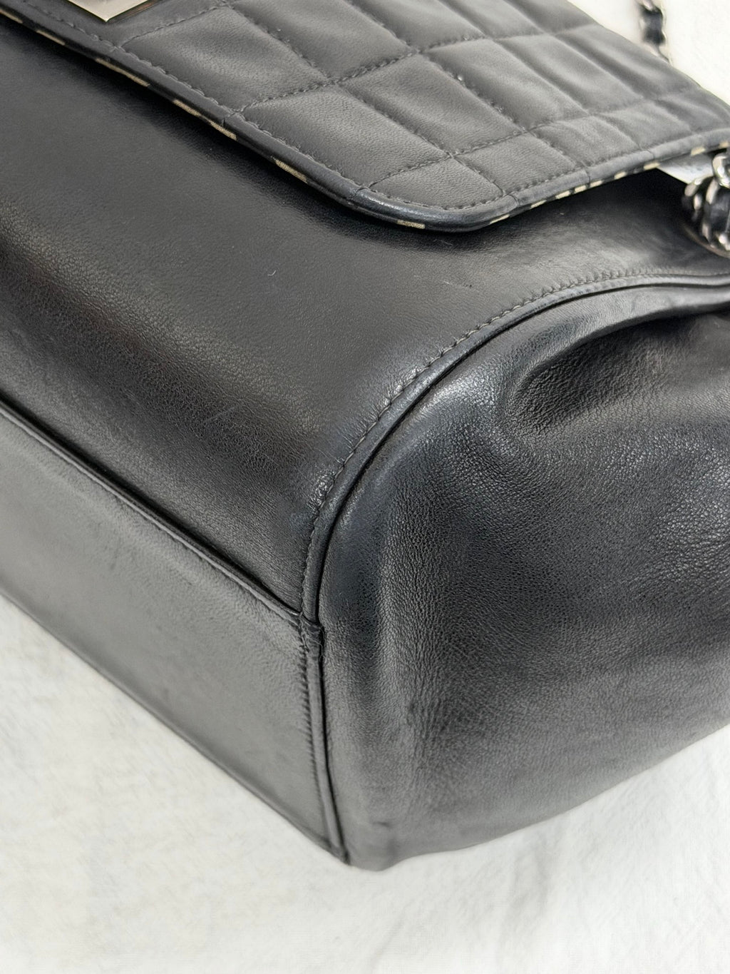 CHANEL Choco Bar Reissue 2.55 Mademoiselle Chain ShoulderBag