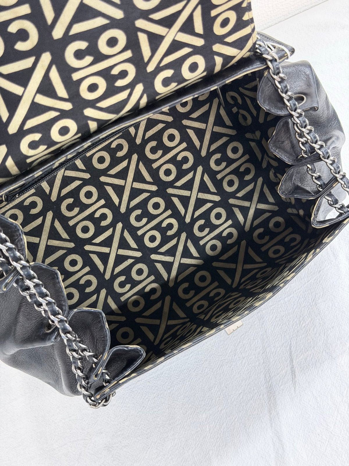 CHANEL Choco Bar Reissue 2.55 Mademoiselle Chain ShoulderBag