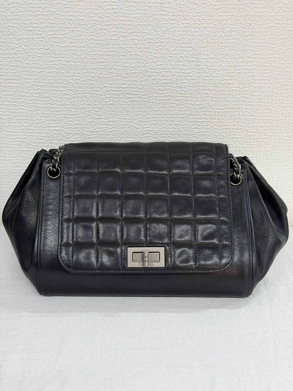 CHANEL Choco Bar Reissue 2.55 Mademoiselle Chain ShoulderBag