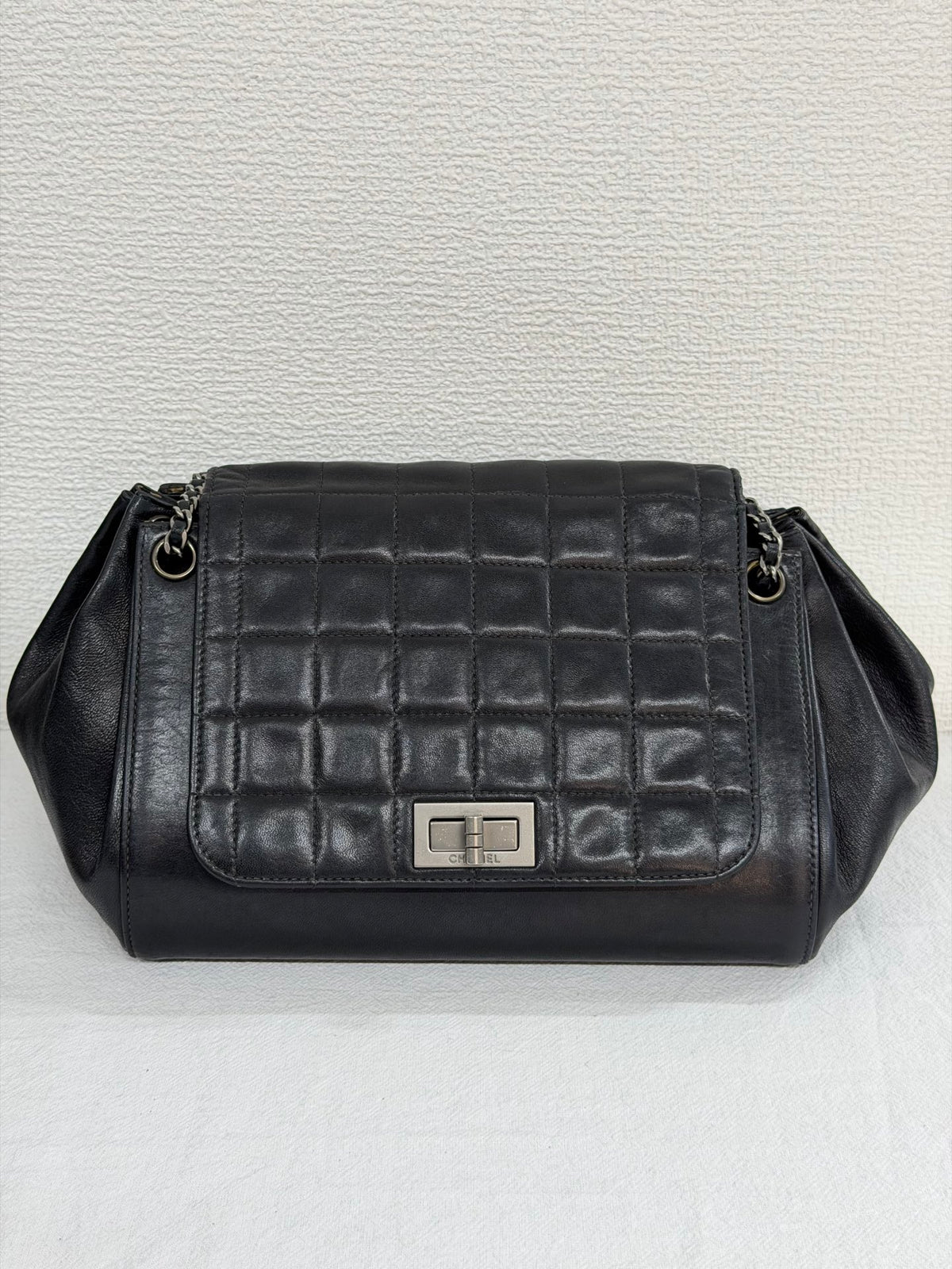 CHANEL Choco Bar Reissue 2.55 Mademoiselle Chain ShoulderBag
