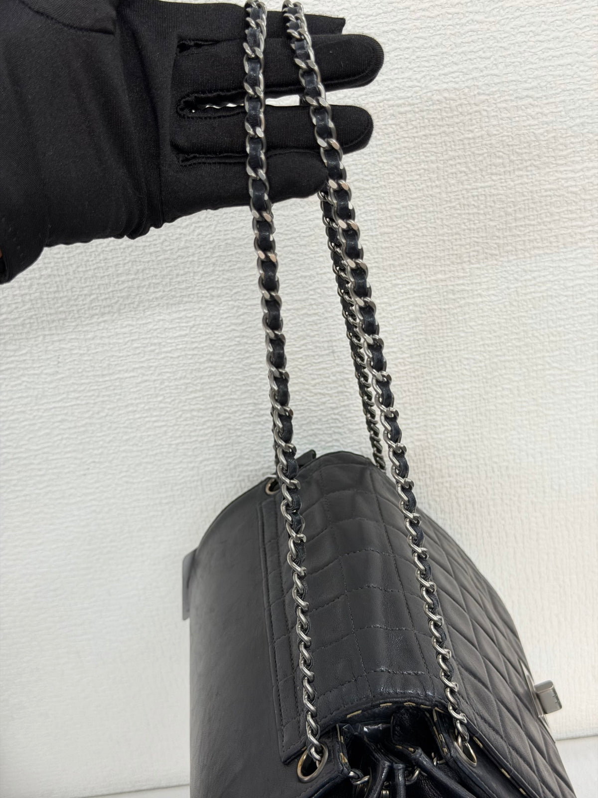 CHANEL Choco Bar Reissue 2.55 Mademoiselle Chain ShoulderBag