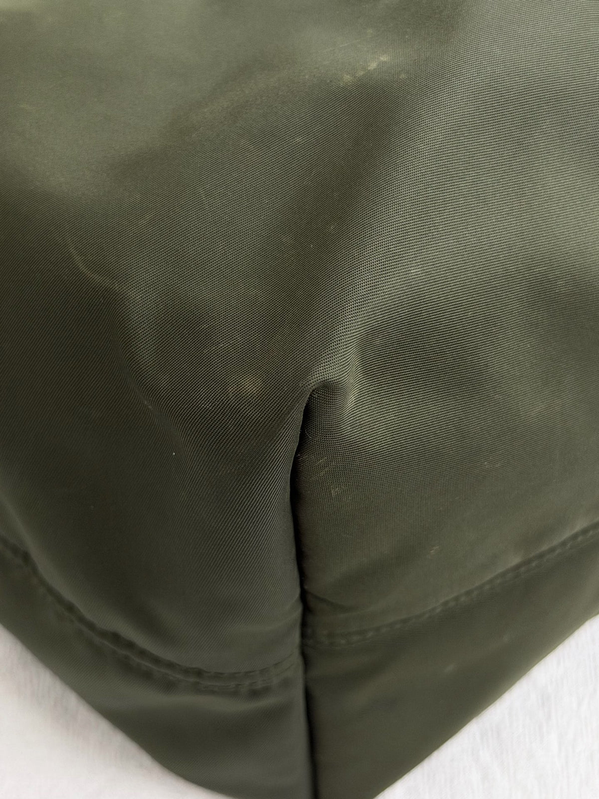 PRADA Tessuto Nylon and Saffiano Leather Tote Bag