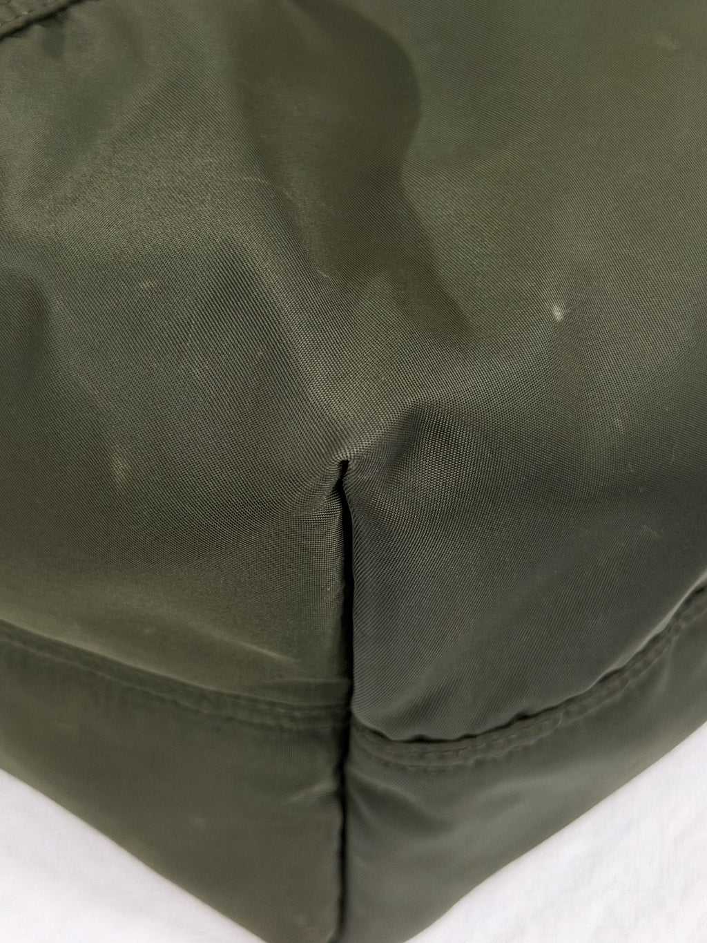 PRADA Tessuto Nylon and Saffiano Leather Tote Bag