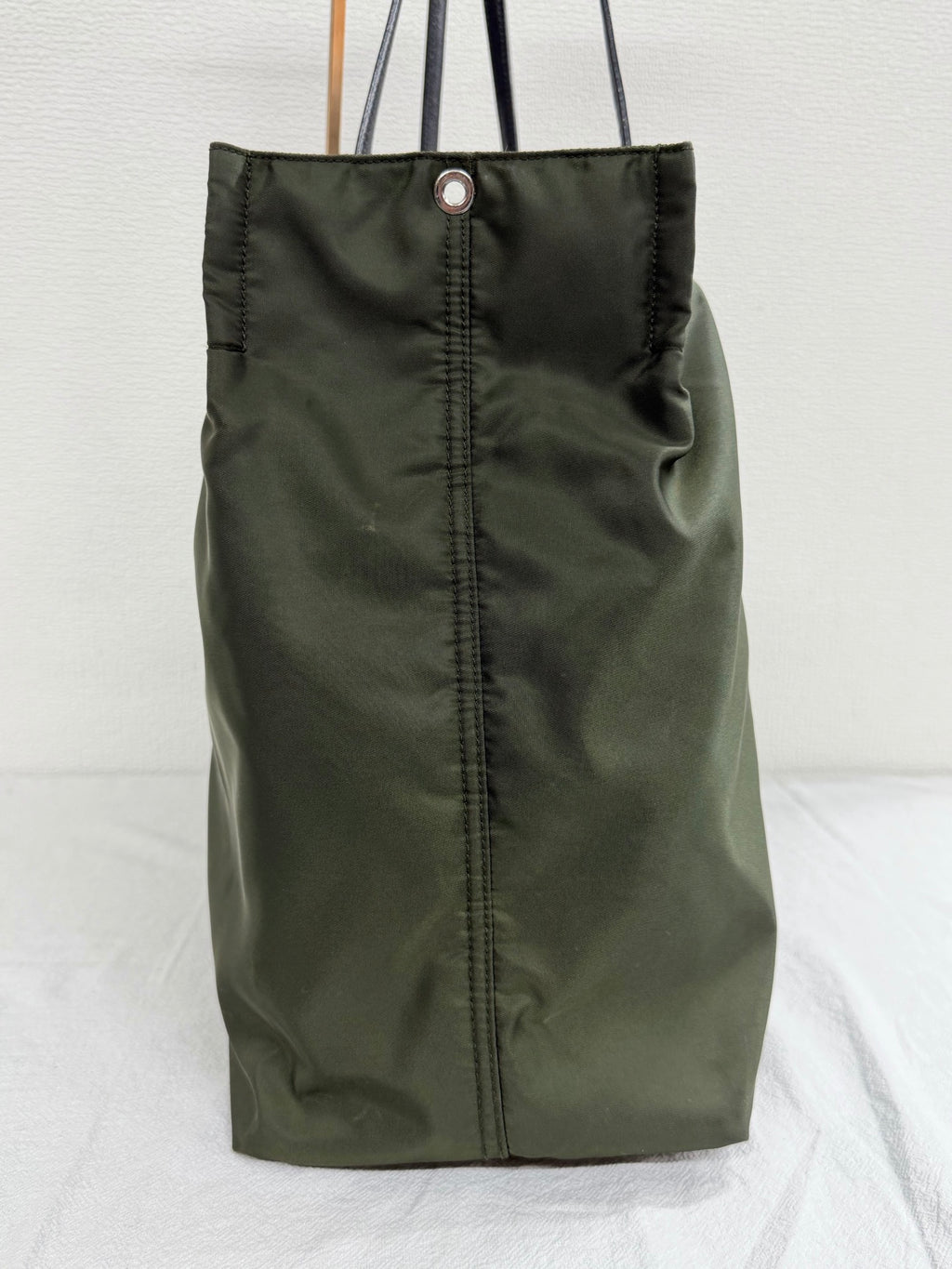 PRADA Tessuto Nylon and Saffiano Leather Tote Bag
