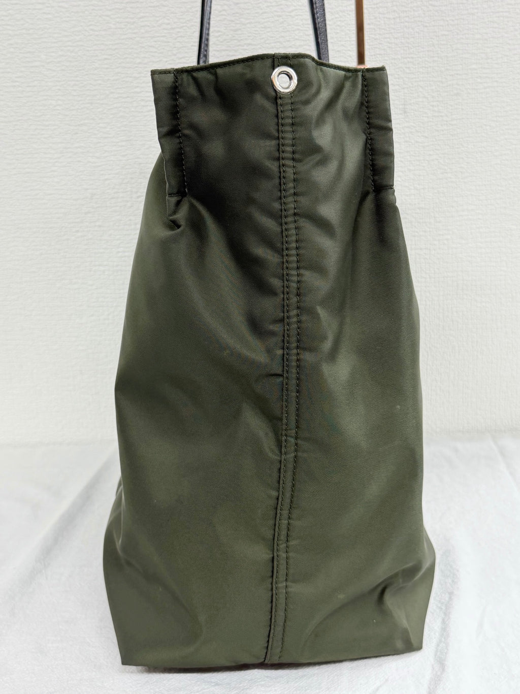 PRADA Tessuto Nylon and Saffiano Leather Tote Bag