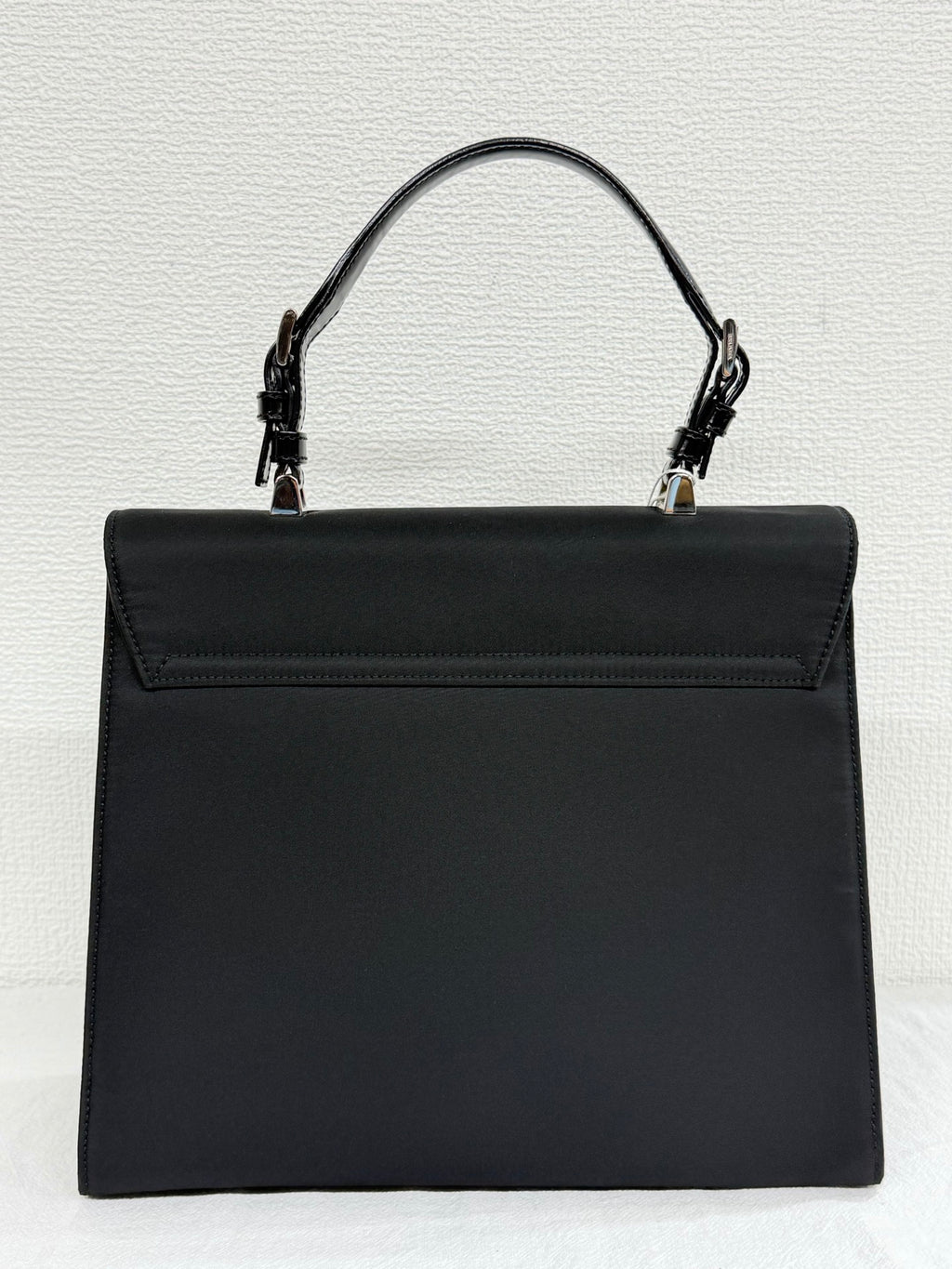 PRADA Tessuto Nylon Flap Top-Handle Handbag