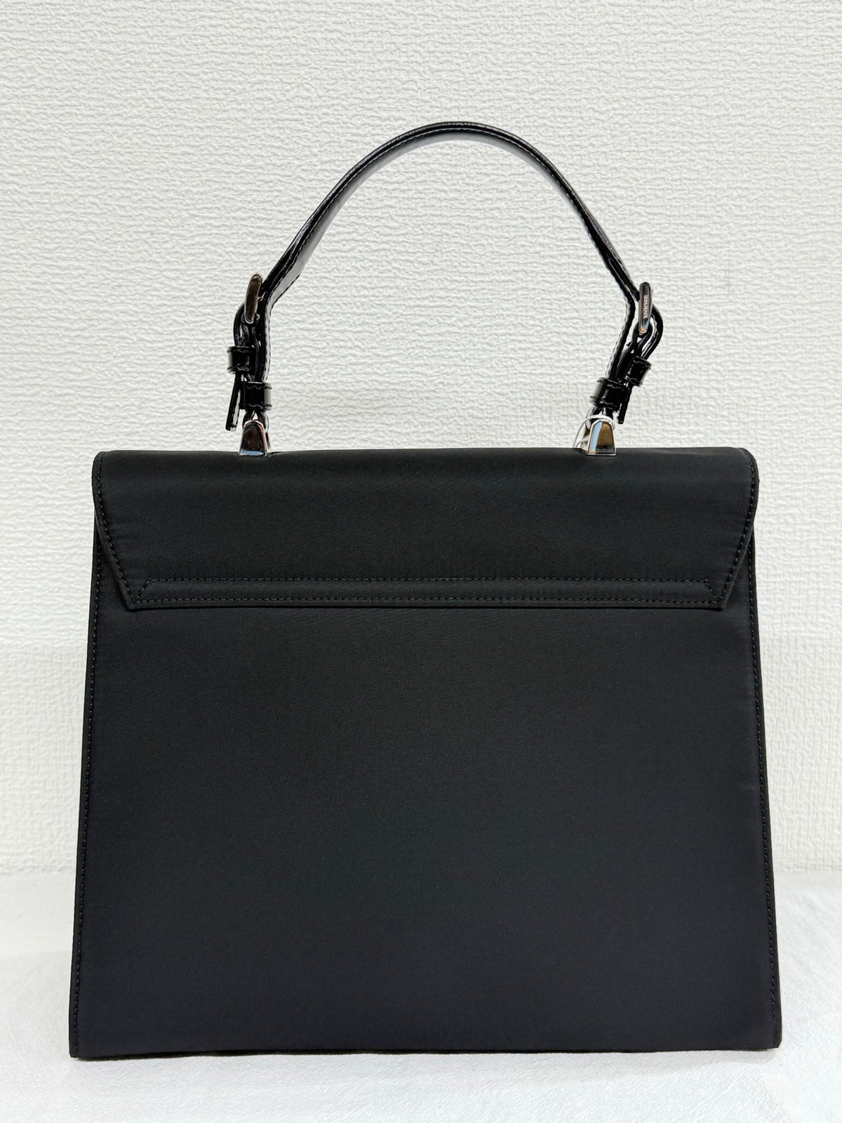 PRADA Tessuto Nylon Flap Top-Handle Handbag