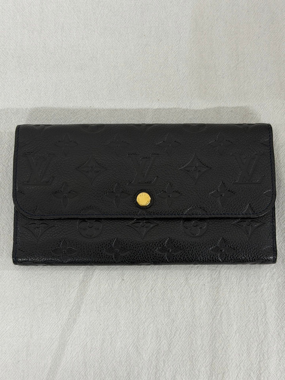 LOUIS VUITTON Zoe Leather Trifold Wallet