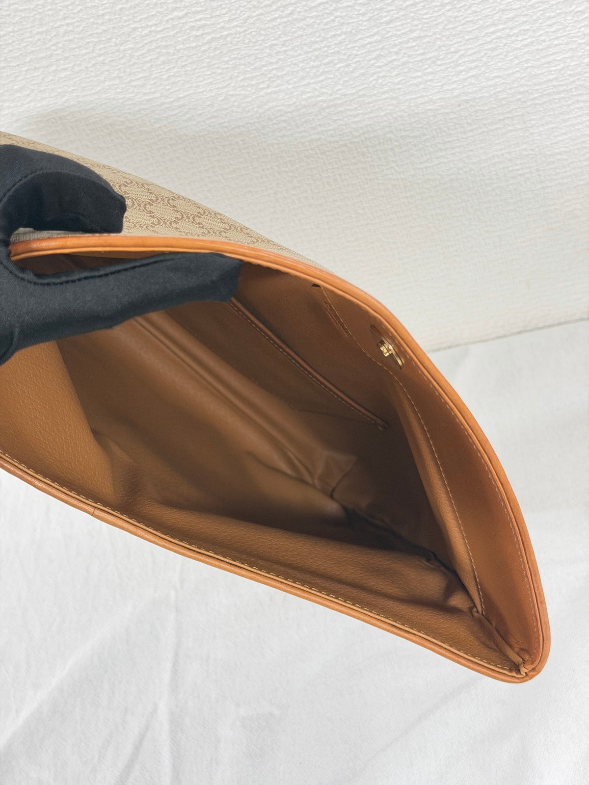 CELINE Macadam  Brown Clutch