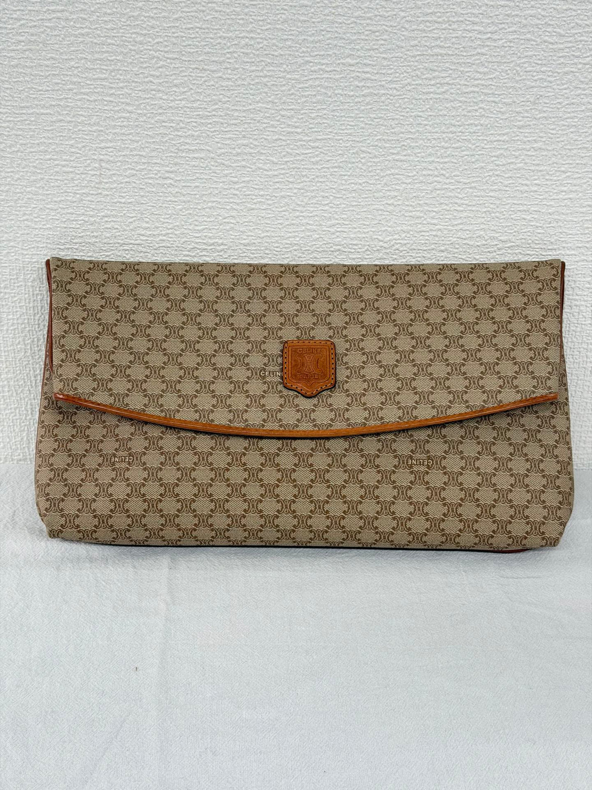 CELINE Macadam  Brown Clutch