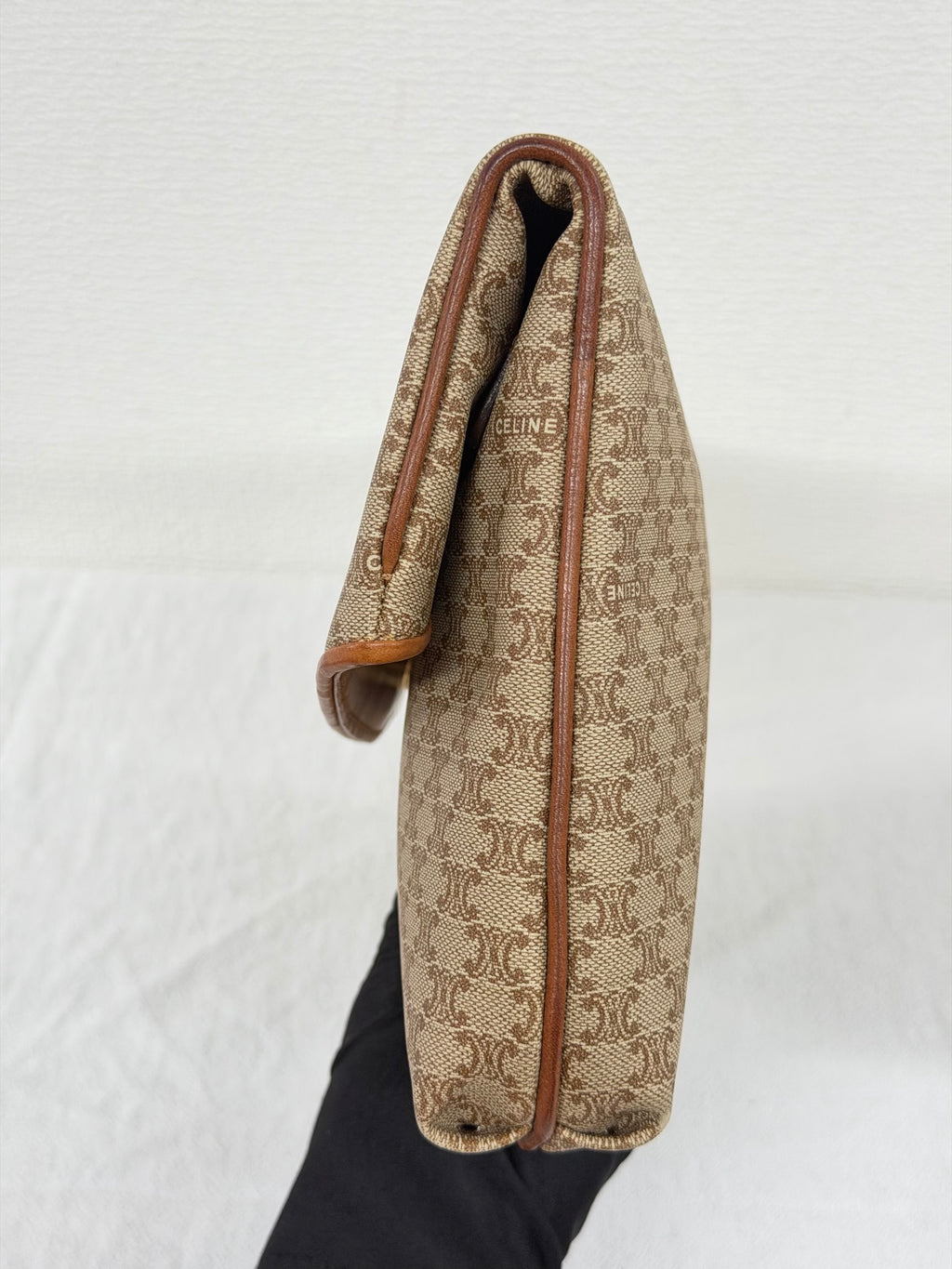 CELINE Macadam  Brown Clutch