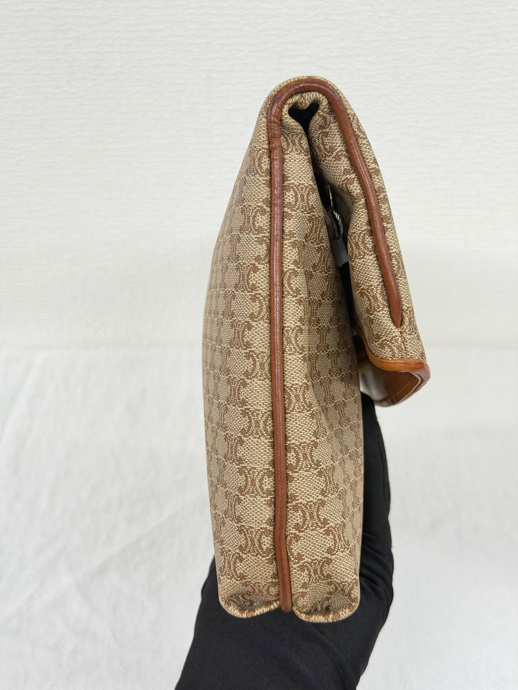 CELINE Macadam  Brown Clutch