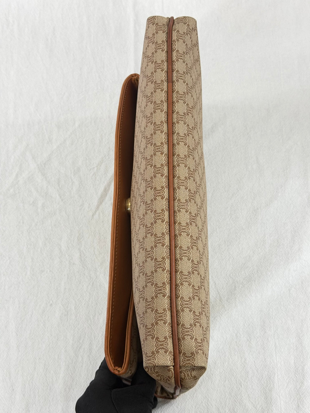 CELINE Macadam  Brown Clutch