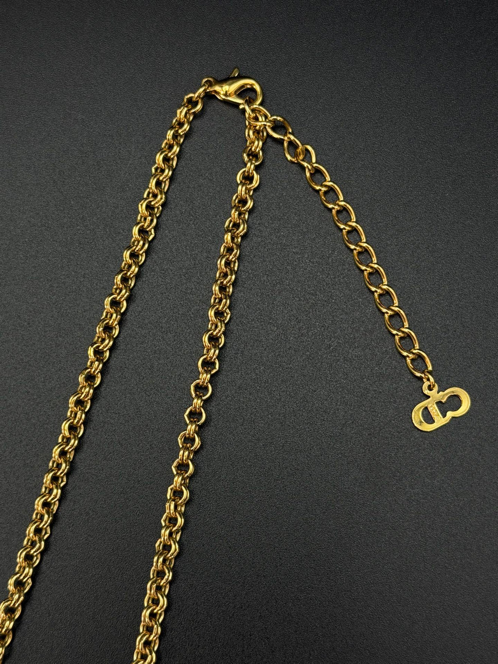 CHRISTIAN DIOR Rheinstone Necklace