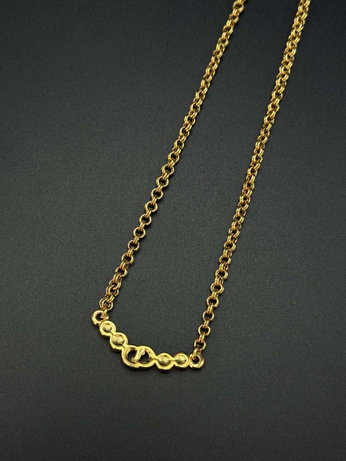 CHRISTIAN DIOR Rheinstone Necklace
