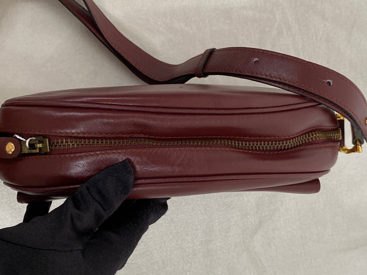 CARTIER Burgendy Shoulderbag