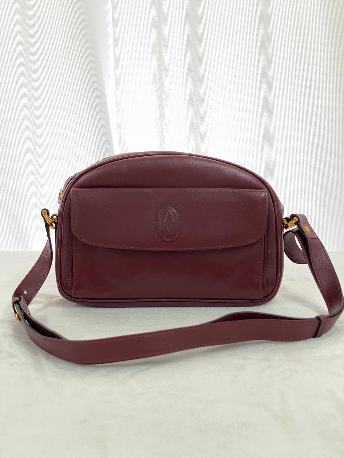 CARTIER Burgendy Shoulderbag