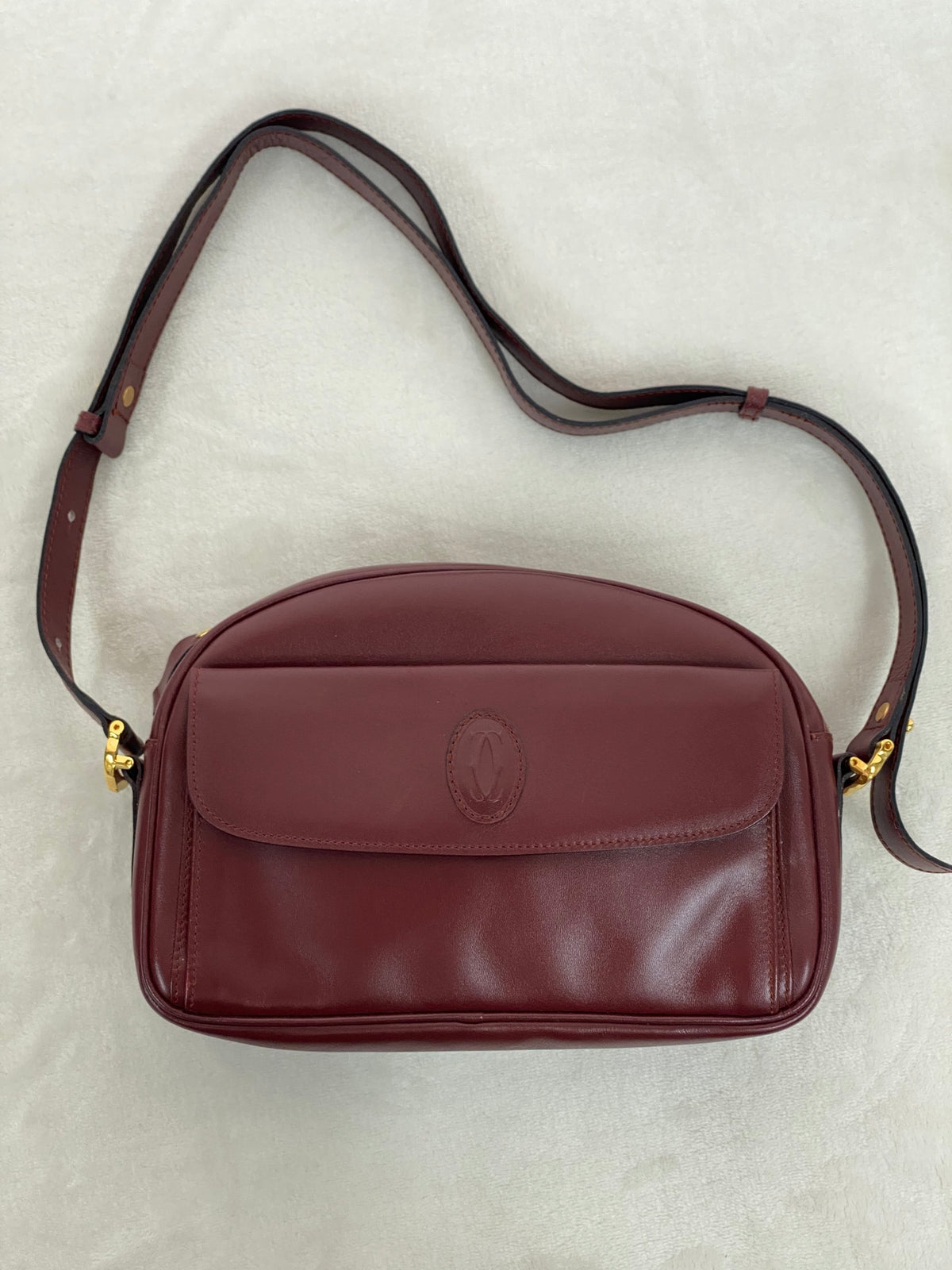 CARTIER Burgendy Shoulderbag
