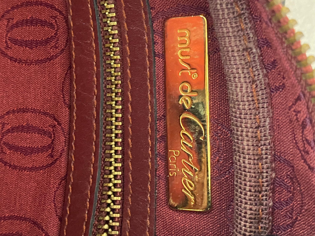 CARTIER Burgendy Shoulderbag