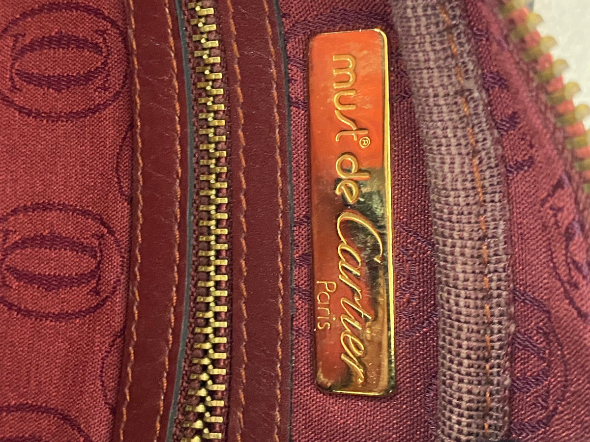 CARTIER Burgendy Shoulderbag