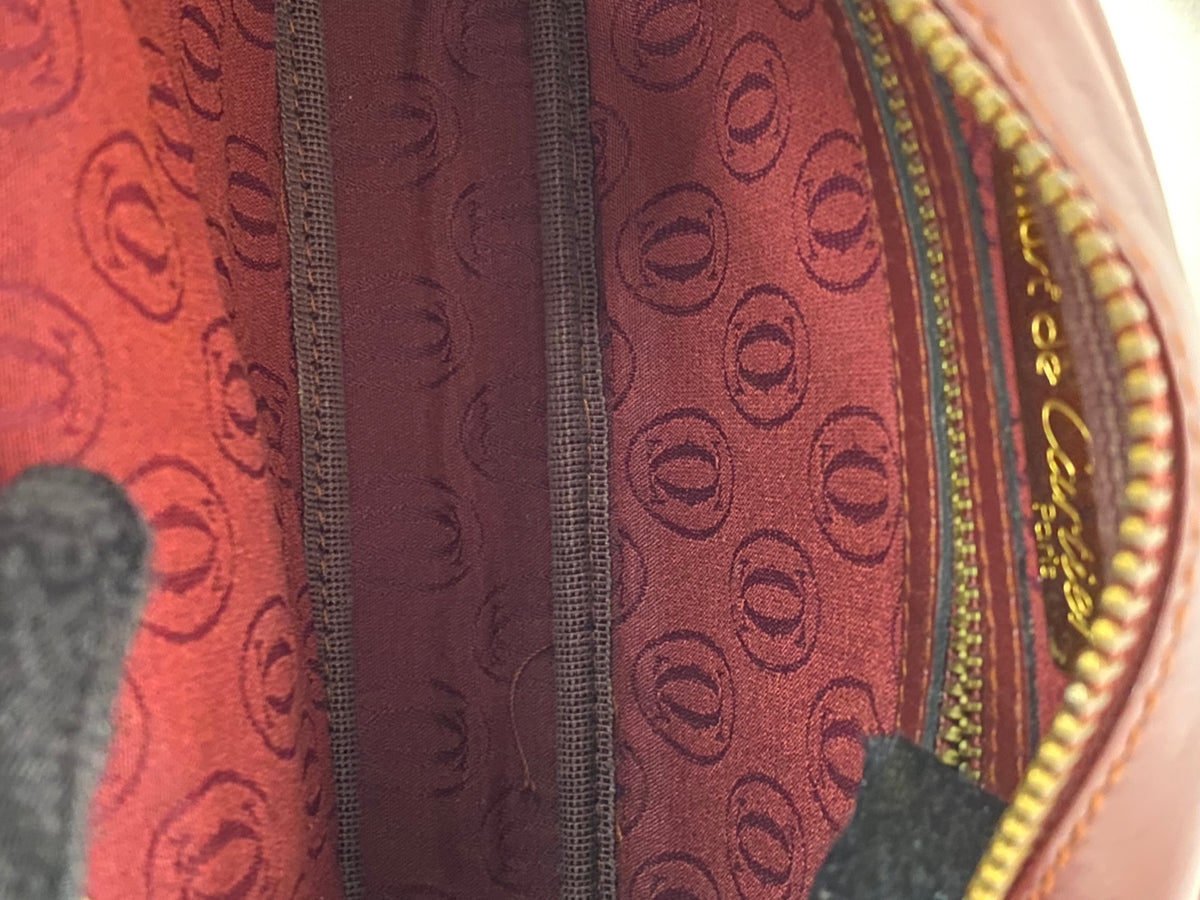 CARTIER Burgendy Shoulderbag