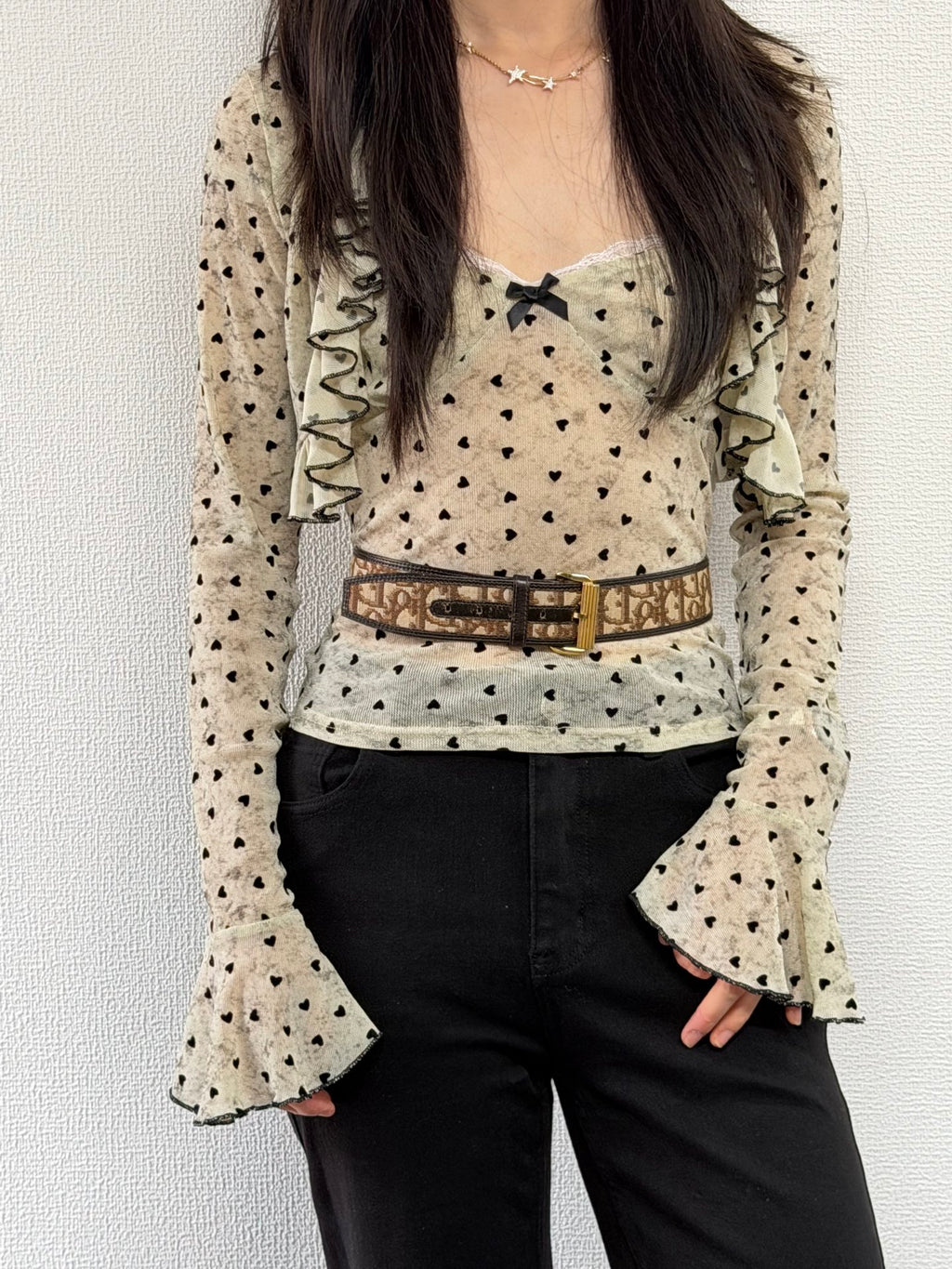 DIOR D'oblique  Canvas Belt