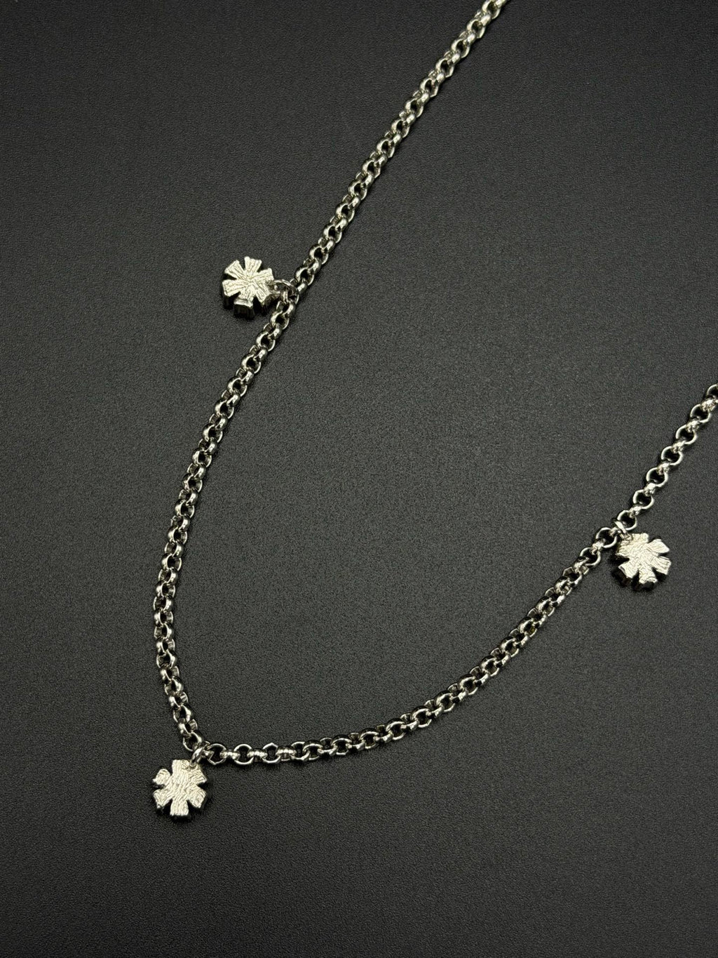 CHRISTIAN DIOR Multi-Charm Star Logo Necklace