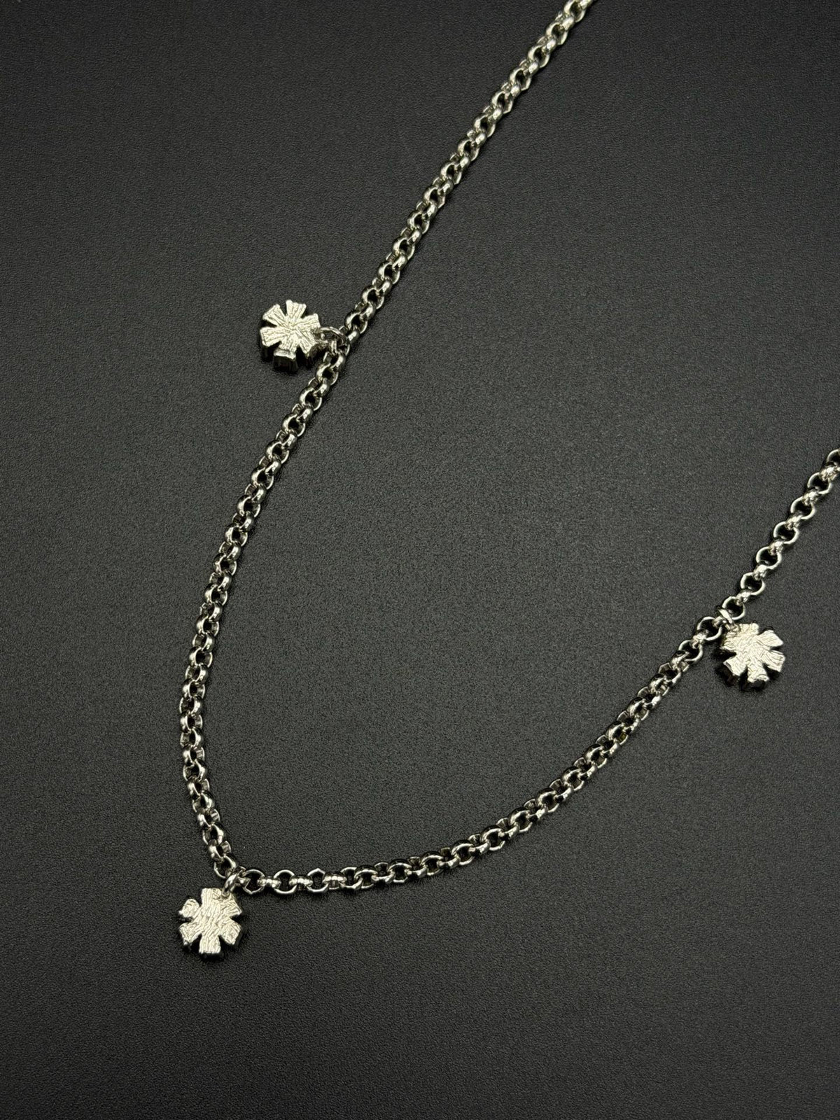 CHRISTIAN DIOR Multi-Charm Star Logo Necklace