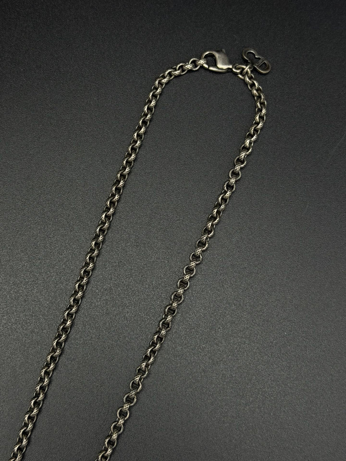 CHRISTIAN DIOR Rose Rheinstone Necklace