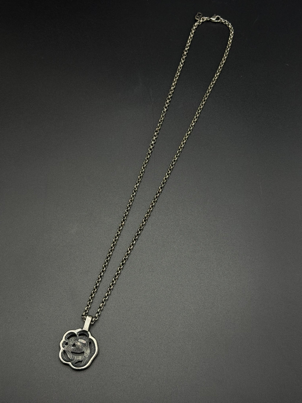 CHRISTIAN DIOR Rose Rheinstone Necklace