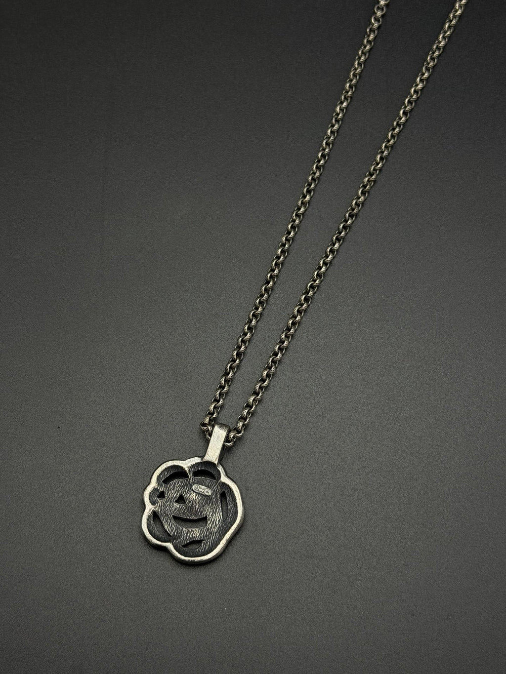 CHRISTIAN DIOR Rose Rheinstone Necklace