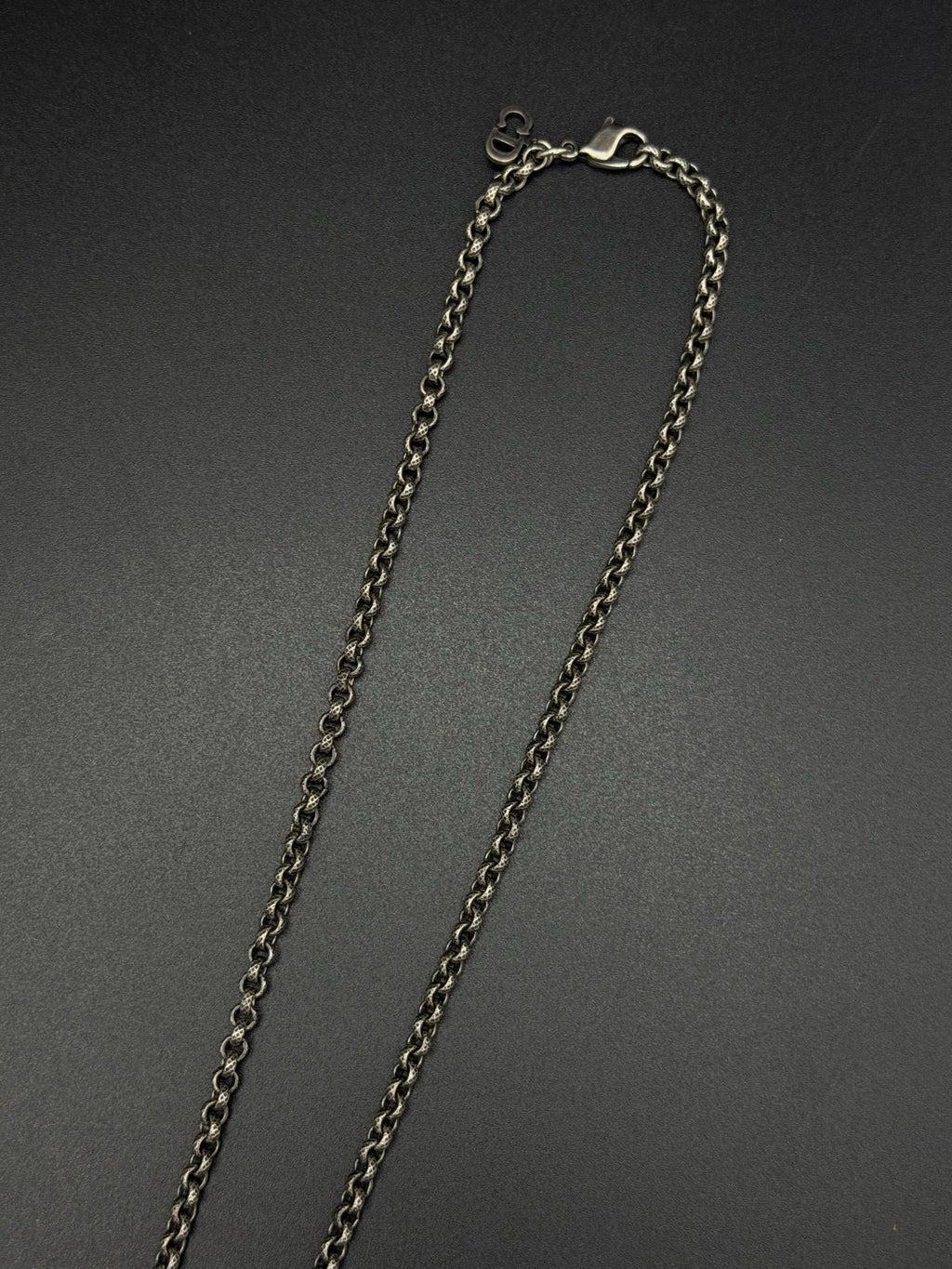 CHRISTIAN DIOR Rose Rheinstone Necklace
