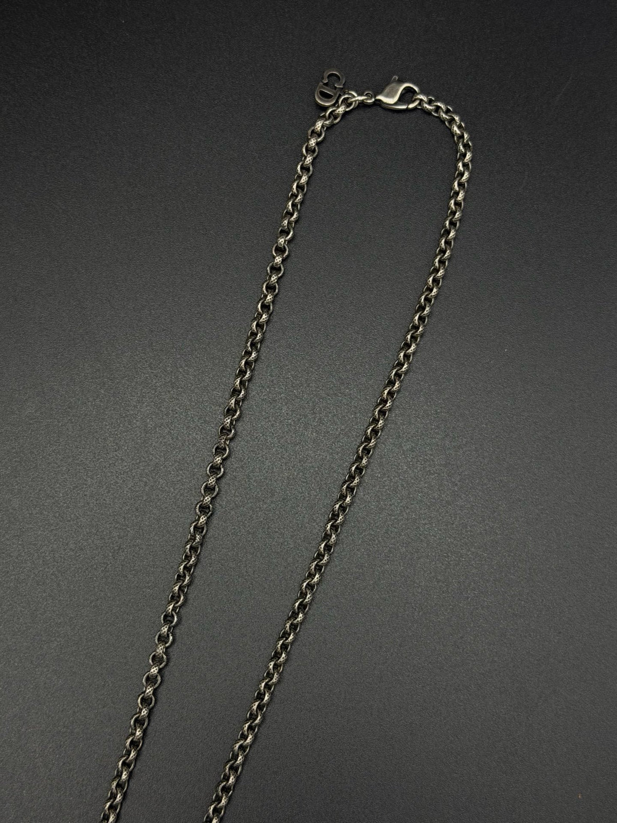 CHRISTIAN DIOR Rose Rheinstone Necklace