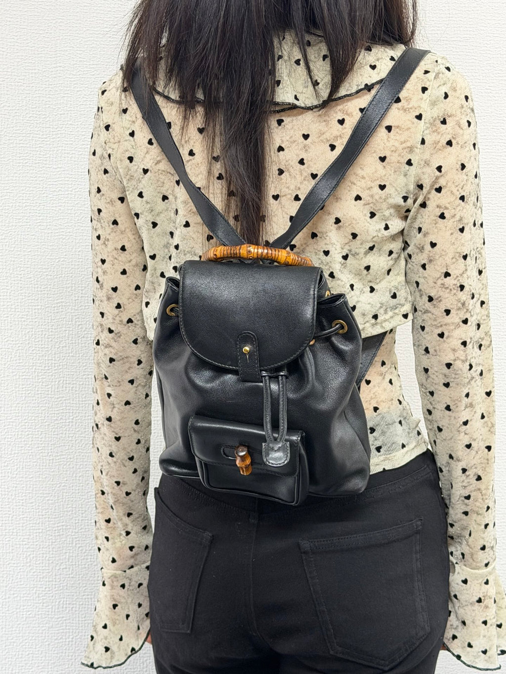 GUCCI Mini Bamboo Backpack