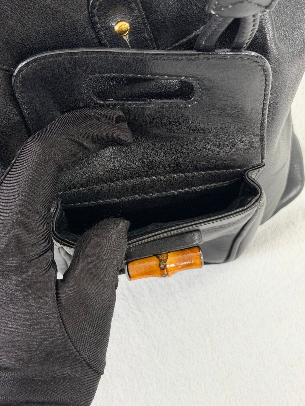 GUCCI Mini Bamboo Backpack