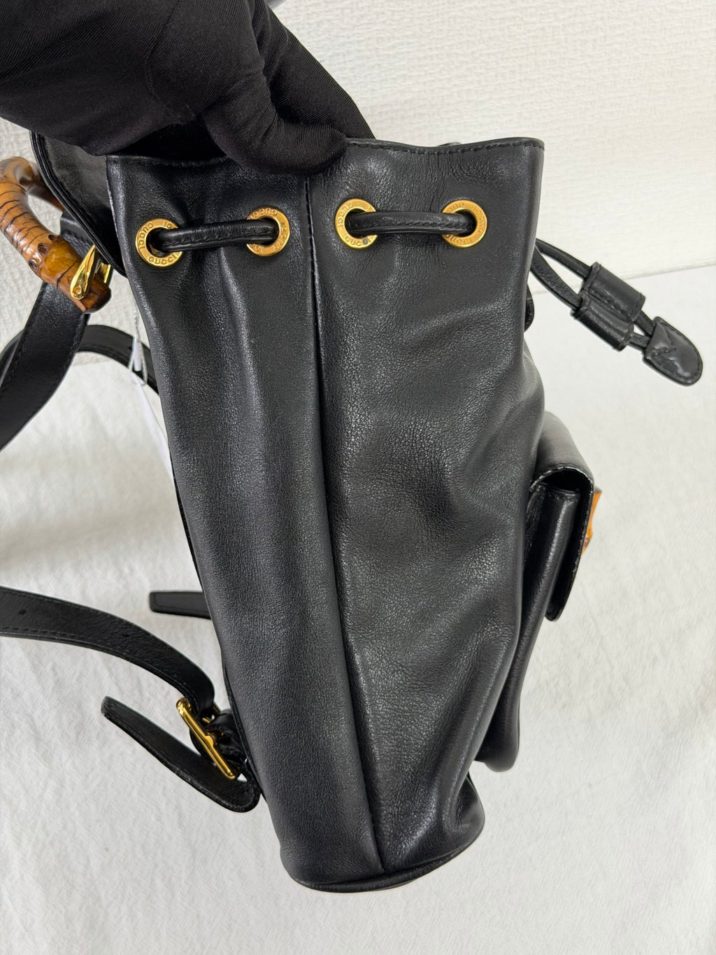 GUCCI Mini Bamboo Backpack