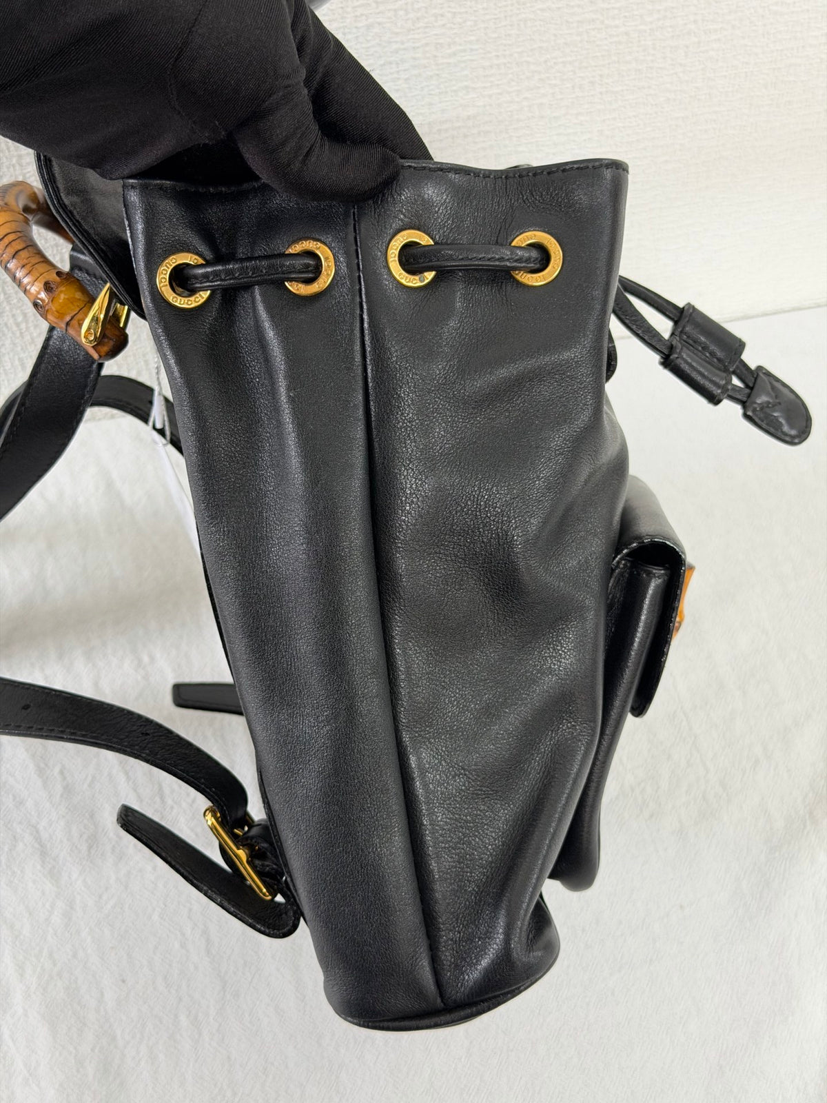 GUCCI Mini Bamboo Backpack