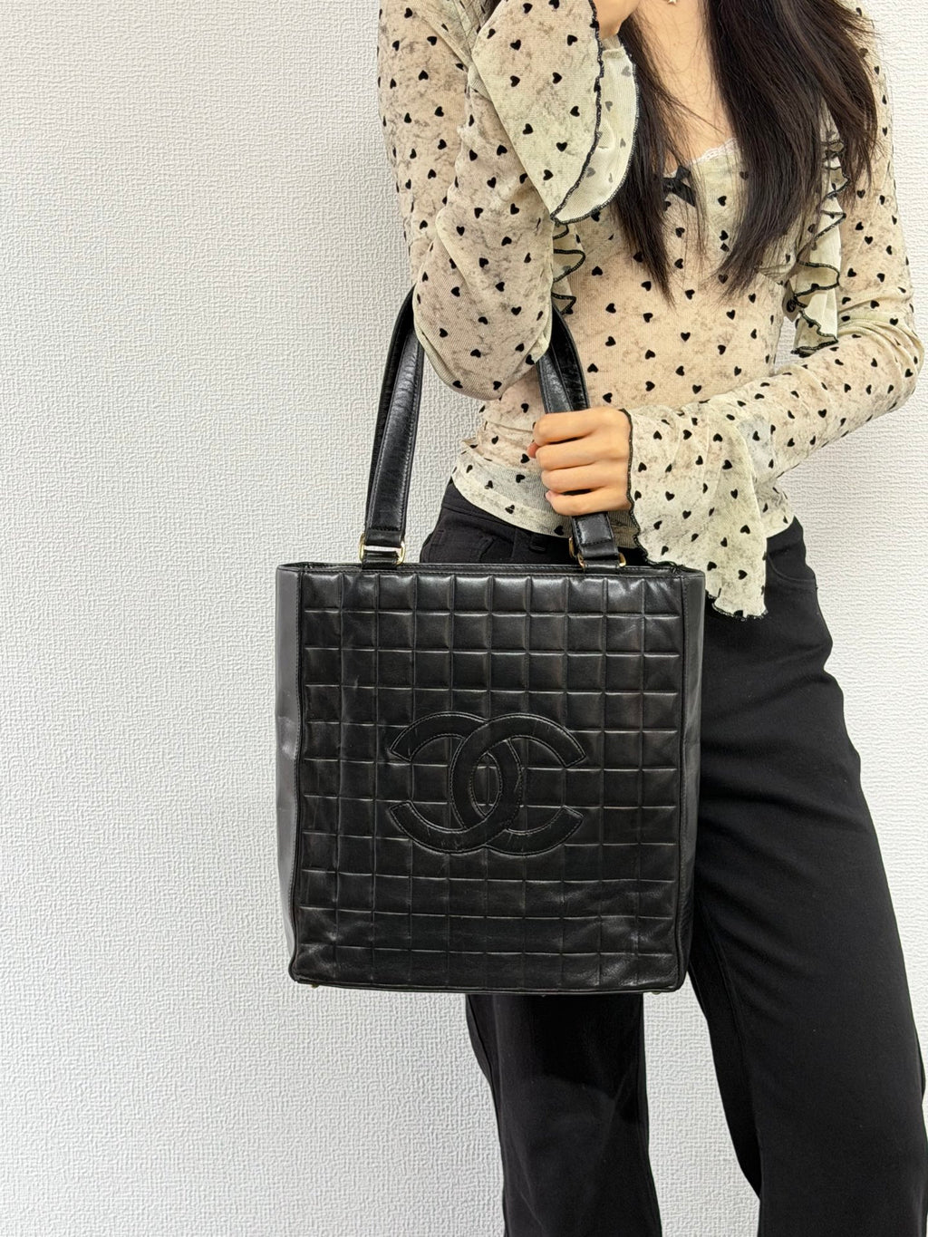 CHANEL Chocolate Bar Tote bag