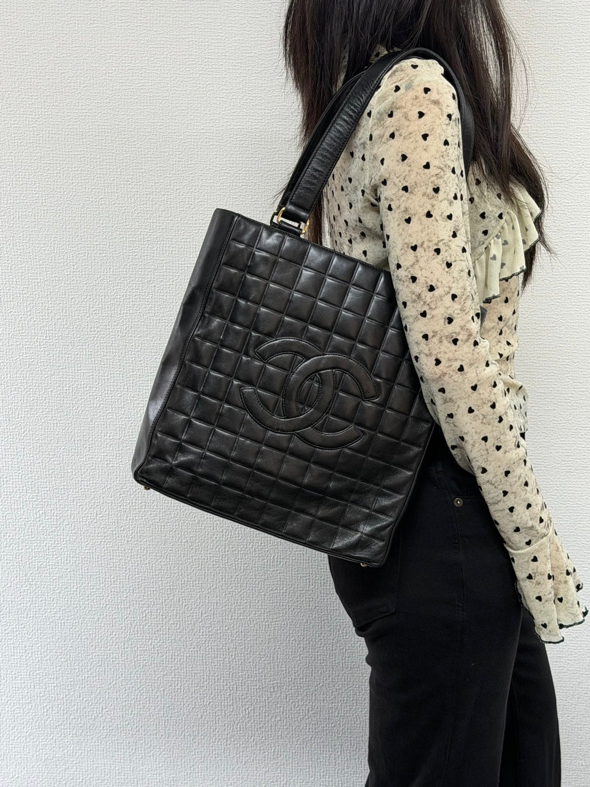 CHANEL Chocolate Bar Tote bag